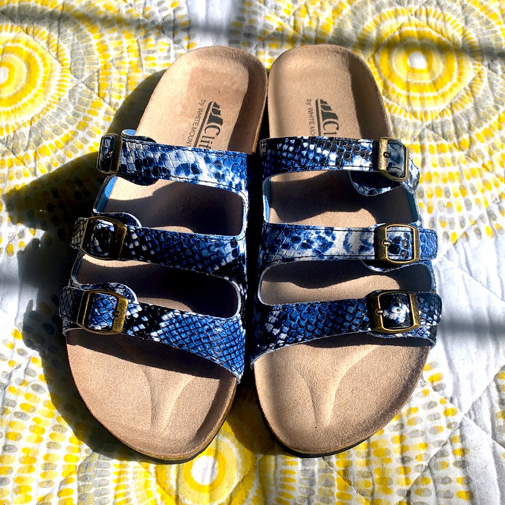 Cliffs, White Mountain, Sz 7, Blue Python, Boho